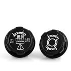 022-00-025b Boomba Racing Brake Fluid Coolant Tank Cap Covers 753760203739