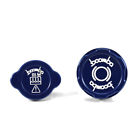 031-00-012blue Boomba Racing Brake Fluid Coolant Tank Cap Covers 753760202145