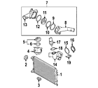 07k-121-119-a Volkswagen Genuine Oem Thermostat Gasket