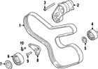11288604266 Bmw Genuine Oem Belt
