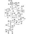 13-71-7-575-402 Bmw Genuine Oem Lower Hose