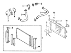 16321-88600 Toyota Genuine Oem Thermostat Housing