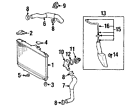 16533-0d010 Toyota 165330d010 Genuine Oem