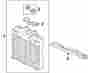 17-11-7-802-662 17117802662 Bmw Genuine Oem Aux Radiator