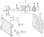 204-500-43-03 Mercedes-benz 2045004303 Genuine Oem