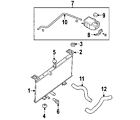 21506-et000 Nissan Infiniti Genuine Oem Radiator Assy Upper Insulator