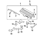 21896aa110 Subaru Genuine Oem Side Duct Gasket