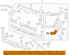 23243510 Gm Oem Radiator Core Shield Splash Cover Panel