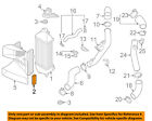 282752g100 Kia Oem Optima Turbocharger Intercooler Seal