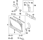 45162ag020 Subaru Genuine Oem Overflow