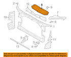 4g8807081a9b9 Audi Oem Radiator Core Shield Splash Cover Panel