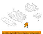 51718234126 Bmw Oem Splash Baffle Right
