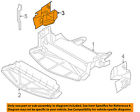51718397358 Bmw Oem Splash Baffle Right