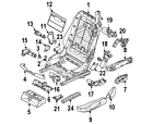 52-10-8-211-438 Bmw Genuine Oem Seat Frame Screw