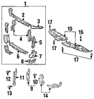 53216-06040 Toyota 5321606040 Genuine Oem