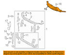 5329506010 Toyota Oem Radiator Core Shield Splash Cover Panel