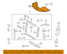5329575030 Toyota Radiator Core Shield Splash Cover Panel