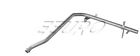 55559406 Genuine Saab New Engine Coolant Pipe