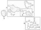55562045 Gm Brand New Genuine Oem Engine Coolant Outlet Gasket