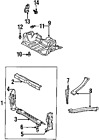 57381-17020 Toyota 5738117020 Genuine Oem