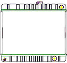 6-00157 Griffin Radiators Exactfit Radiator Right 766897314841
