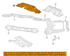 68224518ac Mopar Radiator Core Shield Splash Cover Panel