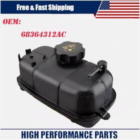 68364312ac-crn Radiator Coolant Reservoir Expansion Tank Overflow Bottle Fit Wrangler 18-24 New
