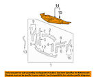 71125stxa00 Honda Radiator Core Shield Splash Cover Panel