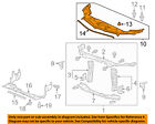71129tx6a00 Honda Radiator Core Shield Splash Cover Panel
