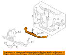 74117sjca00 Honda Oem Radiator Core Shield Splash Cover Panel