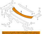 7p6805285 Volkswagen Radiator Core Shield Splash Cover Panel