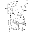 8e0-121-331-e Audi Genuine Oem Upper Seal