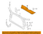 8k0807081d9b9 Audi Oem Radiator Core Shield Splash Cover Panel