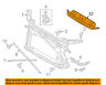 8s0807081a Audi Oem Radiator Core Shield Splash Cover Panel