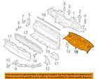 95b805806l1e0 Porsche Oem Radiator Core Shield Splash Cover Panel