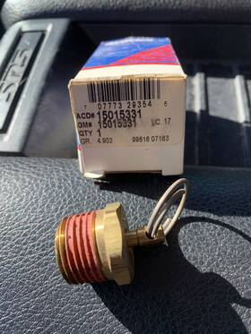 15015331 Acdelco New 97-08 Chevrolet T6500 Front Axle Service Reservoir Drain Valve Assembly Oem