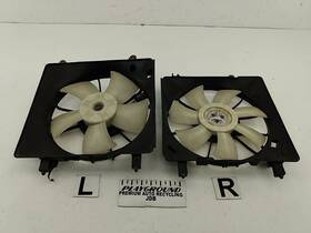 674-59681 Acura Rsx Dc5 Pair Of Radiator Cooling Fans Denso 2.0l 4 Cylinder Fits 2002-2006