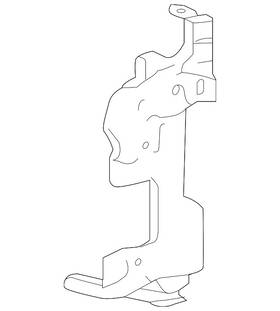 71107-tx4-a50 Acura Genuine Duct L Front Bumper Side 71107-tx4-a50 Acura Genuine Duct L Front Bumper Side