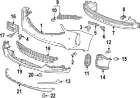71117-tjb-a20 Acura Genuine Air Guide