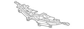 71124-tx6-a50 Acura Genuine Support Plate