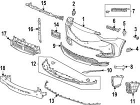 71172-tya-a50 Acura Genuine Duct R Front Bumper