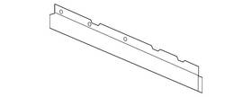 74112-tk4-a00 Acura Genuine Plate Front Air Guide