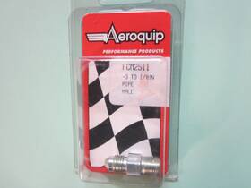 Fcm2511 Aeroquip By Eaton Adapter -3 Male To 1/8 Inch Npt Straight Pipe Fitting