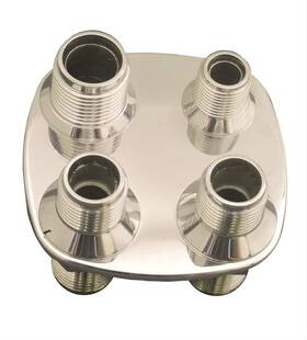 4103-p All American Billet Air Conditioning Bulkhead