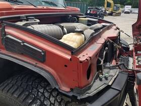 109-00868 American Motors 03 Hummer H2 6.0l Complete Front Structure Radiator Core Support Cut