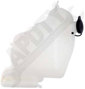 714345 Apdty Coolant Reservoir Fluid Overflow Plastic Bottle Housing With Cap