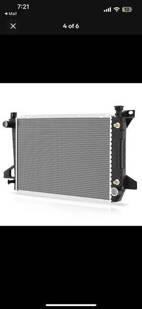 E7tz8005a Apf Radiator For 1985-1996 Ford F-250 1 Row Automatic Manual Plastic Aluminum Made