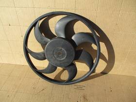 3136613303 Audi 2007 Q7 Engine Radiator Cooling Large Fan Impeller Blades Left Side Oem