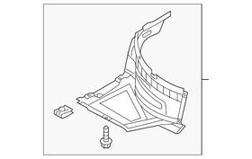 4g8-121-284-ak Audi Genuine Air Baffle
