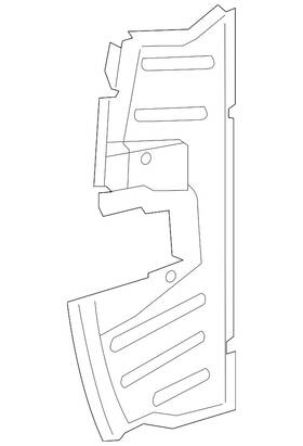 4g8-121-284-aq Audi Genuine Air Baffle 4g8-121-284-aq Audi Genuine Air Baffle